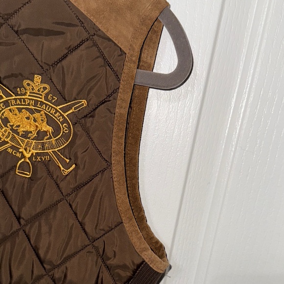 Ralph Lauren Brown Quilted Sleeveless Jacket - Picture 7 of 16